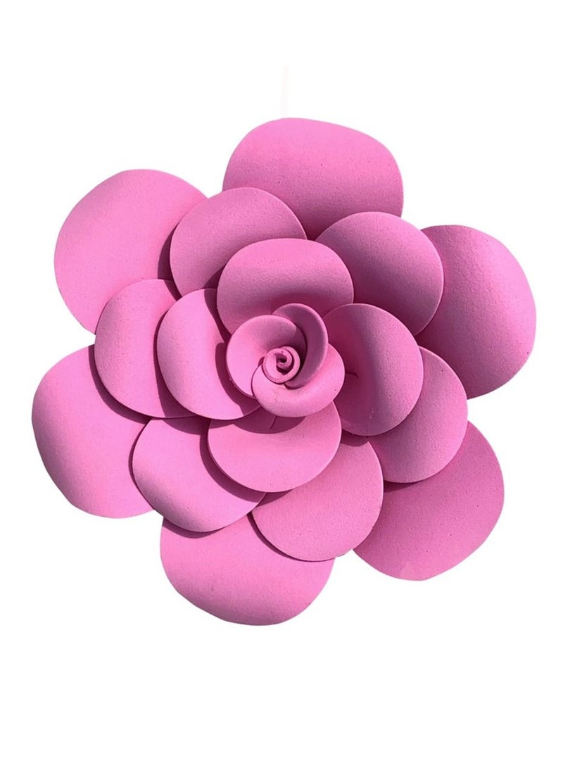 3D Foam Flower Wall Décor Lilac Color 26x26cm