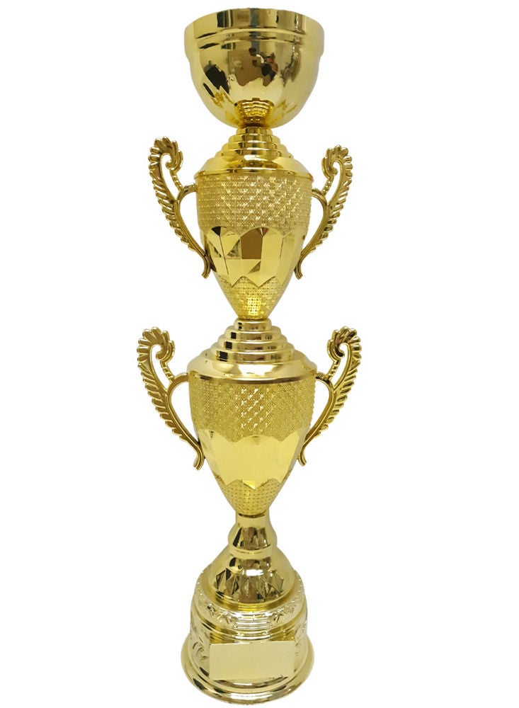 Trophy with Resin Decoration, Electroplating Ornaments Spall