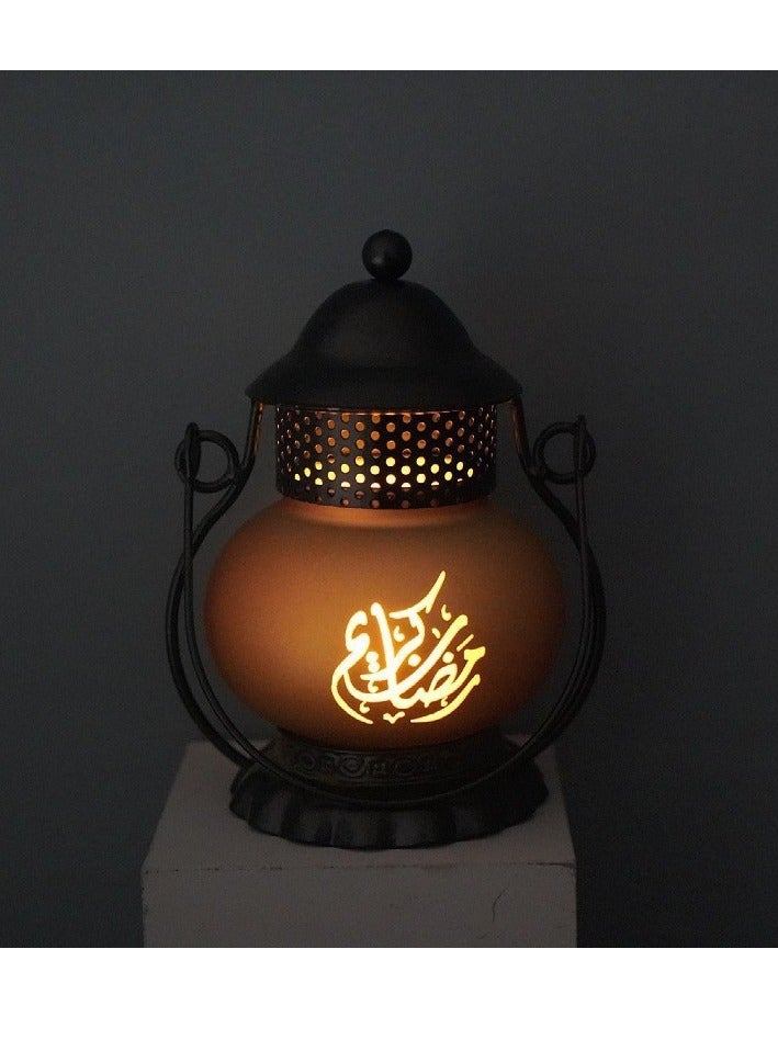 Led Lights Retro Lantern Crafts Decorative Ornaments Small Horse Lamps Candlesticks And Decorations For The Eid Al Adha Ramadan Eid Muarak