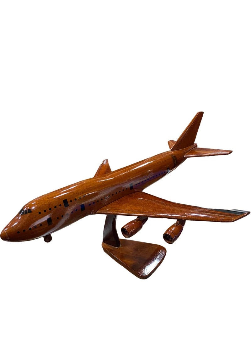 Aircraft Wooden Model 43cm Length