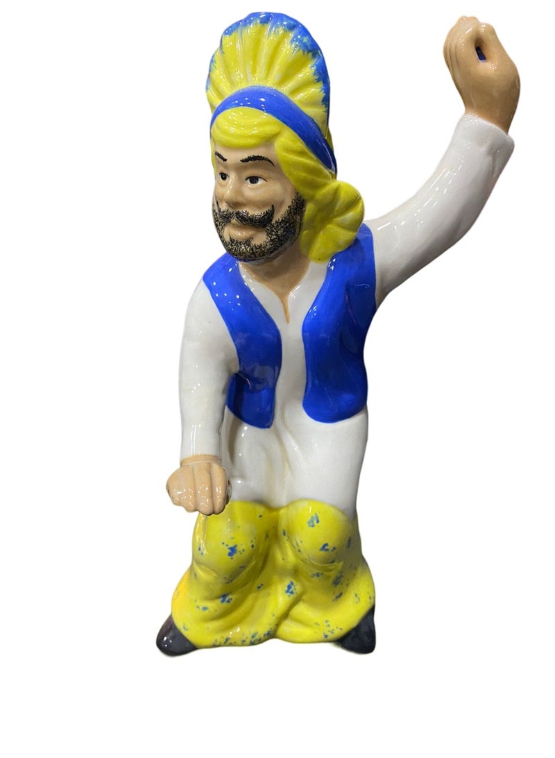 indian dancing men handicraft polystone