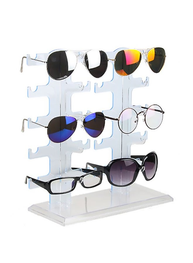 10-Piece Sunglass Display Stand Clear