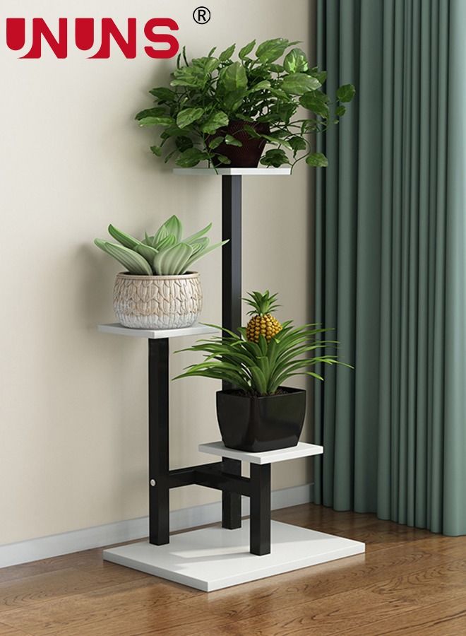 Metal Plant Stand,3-Tier Plant Holders Indoor Stand,Patio Corner Plant Rack With 3 Trays For Living Room,Balcony,Garden