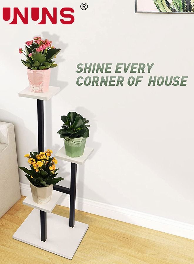 Metal Plant Stand,3-Tier Plant Holders Indoor Stand,Patio Corner Plant Rack With 3 Trays For Living Room,Balcony,Garden