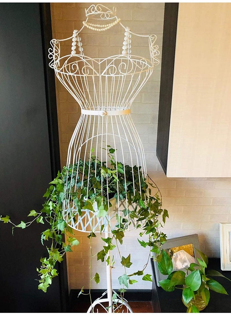 Female Mannequin Torso Body Dress Mannequin body Seamstress dummy Dress Hanger Stand Form Steel Wire Frame Decoration