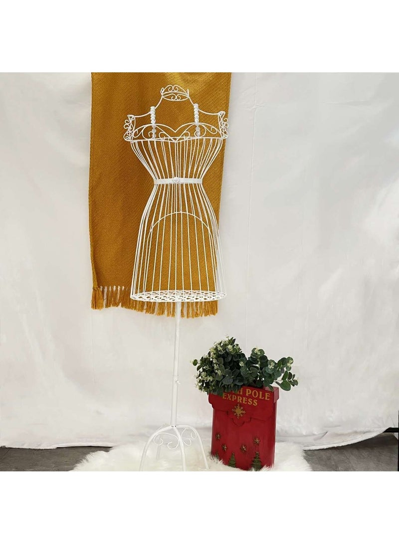 Female Mannequin Torso Body Dress Mannequin body Seamstress dummy Dress Hanger Stand Form Steel Wire Frame Decoration