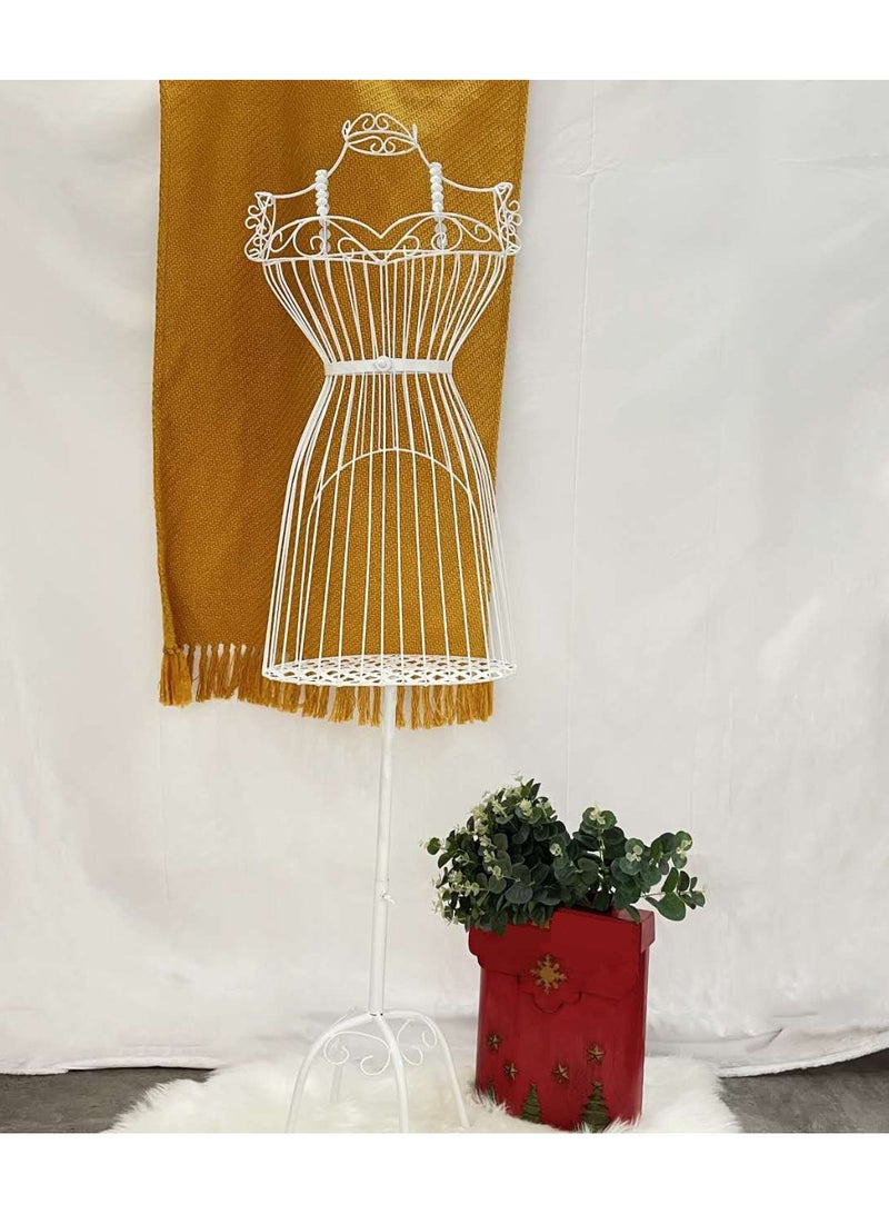 Female Mannequin Torso Body Dress Mannequin body Seamstress dummy Iron Mannequin Female Dress Hanger Stand Form Metal Wire Frame Decorative