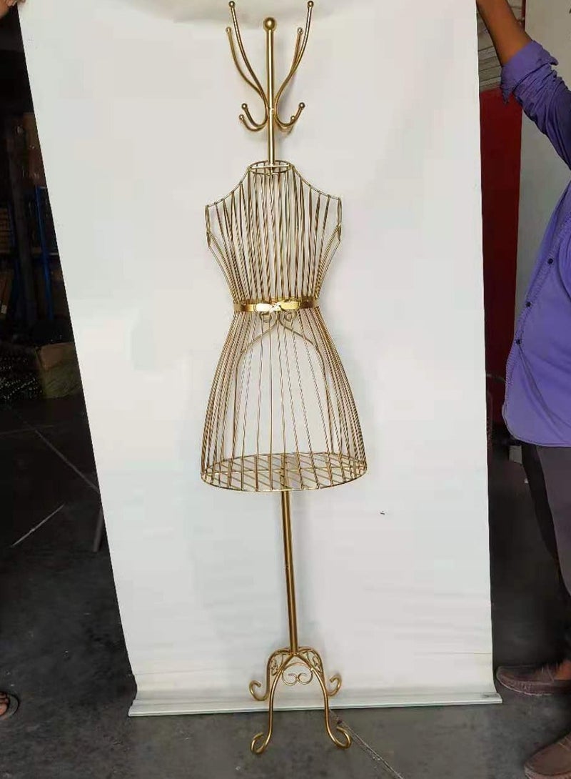 Female Mannequin Gold 37x175x37cm