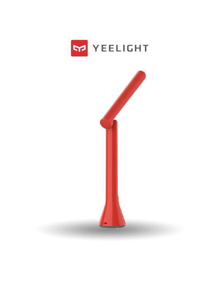 Yeelight LED Folding Desk Lamp Red with Portable and USB Rechargeable