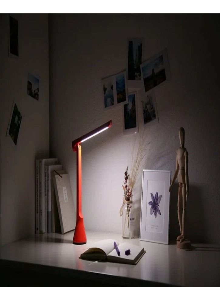 Yeelight LED Folding Desk Lamp Red with Portable and USB Rechargeable