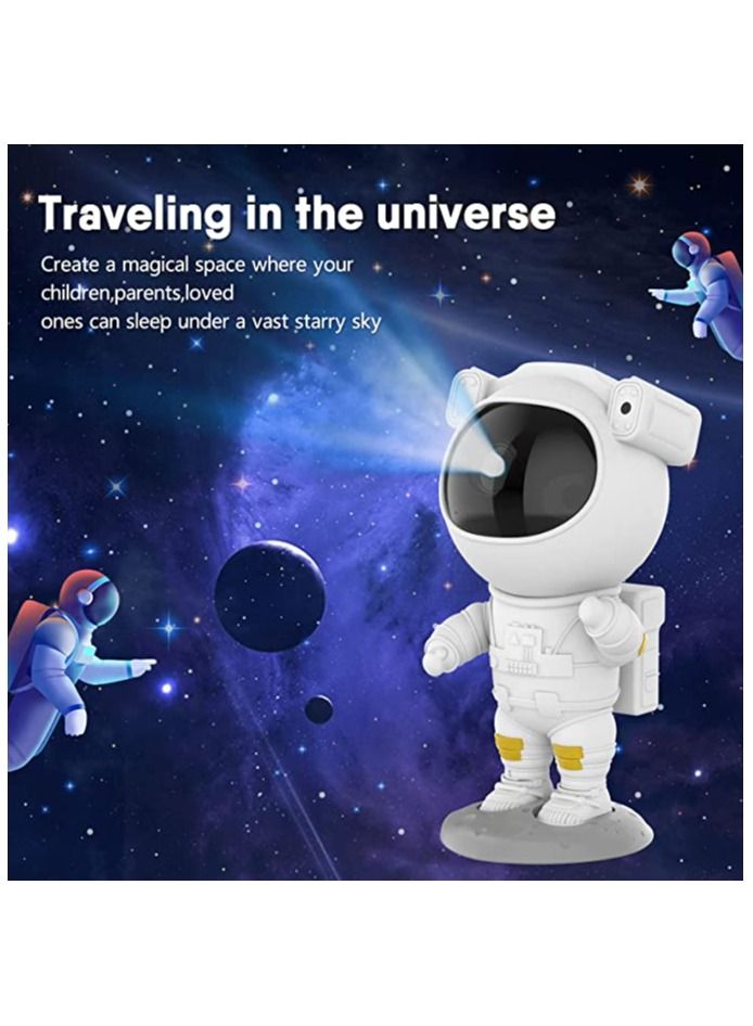 Night Light Projector for Kids, Cute Astronaut Night Light, LED Star Projector, Galaxy Lighting Ceiling Stars, Night Lights for Bedroom, Nursery, Childrens Room