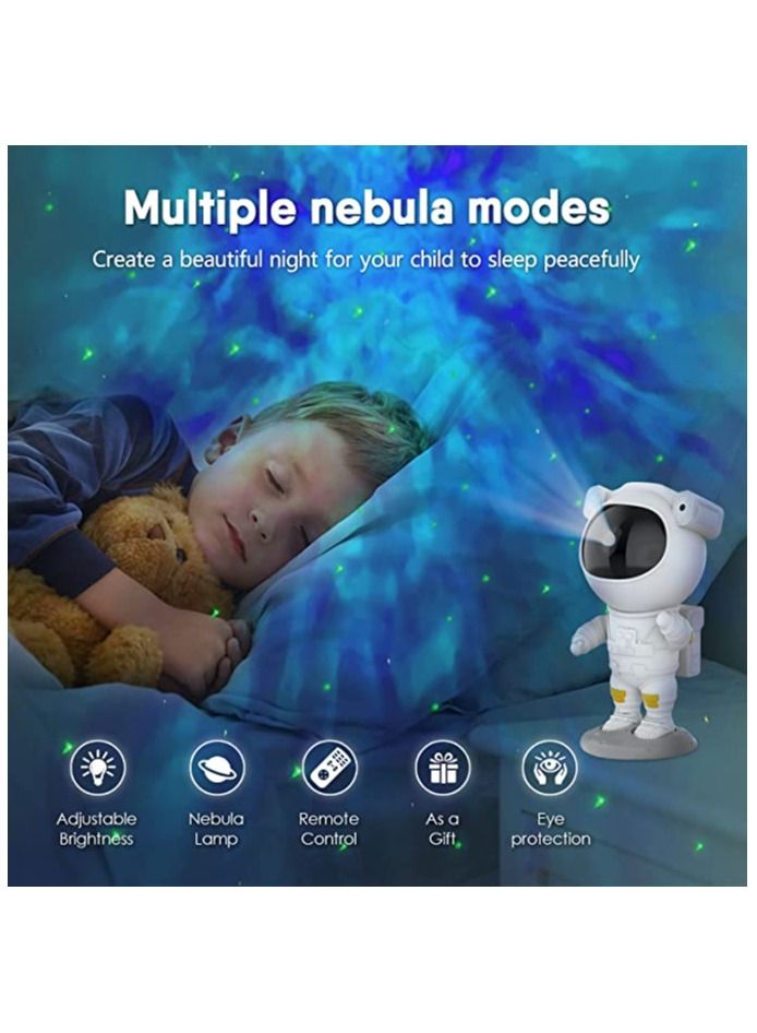 Night Light Projector for Kids, Cute Astronaut Night Light, LED Star Projector, Galaxy Lighting Ceiling Stars, Night Lights for Bedroom, Nursery, Childrens Room