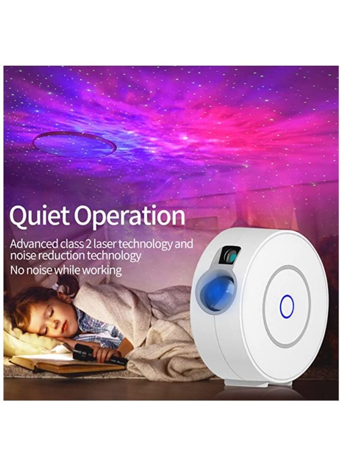 Smart Galaxy Projector,LED Starry Sky Night Light Star Projector,Nebula Ceiling Night Light App & Voice Controlled for Gaming Room,Bedroom,Home Theater,Camp Tent