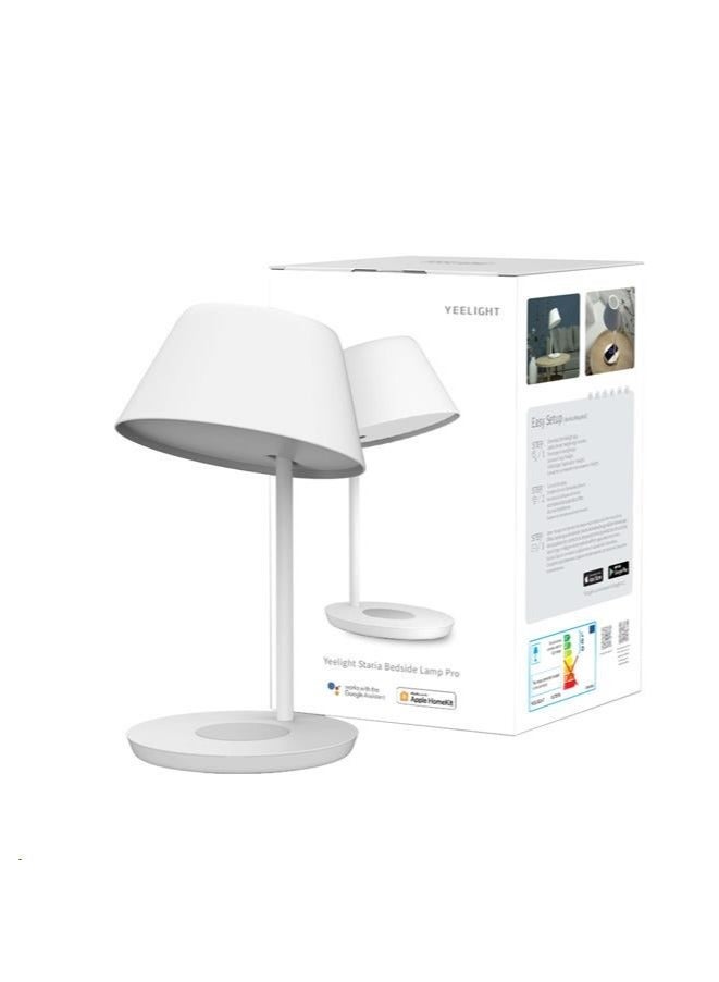 Yeelight Staria Bedside Lamp Pro White | 10W Wireless Charging | Smart Lightning Control