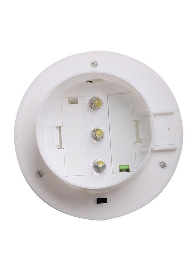 Decorative Solar LED Outdoor Light White/Black 12 x 6.3cm