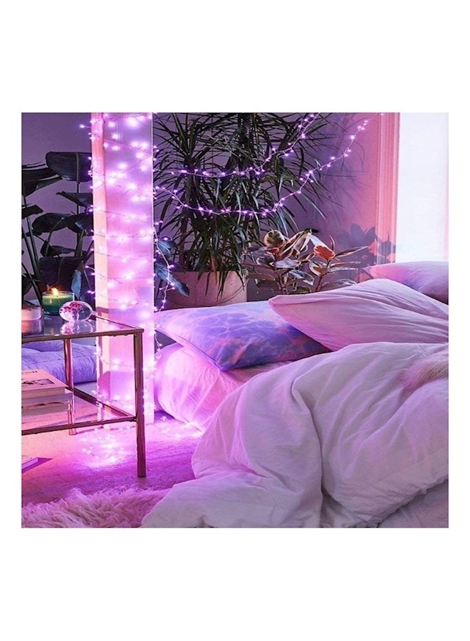 LED Starry String USB Plug In Lights Pink