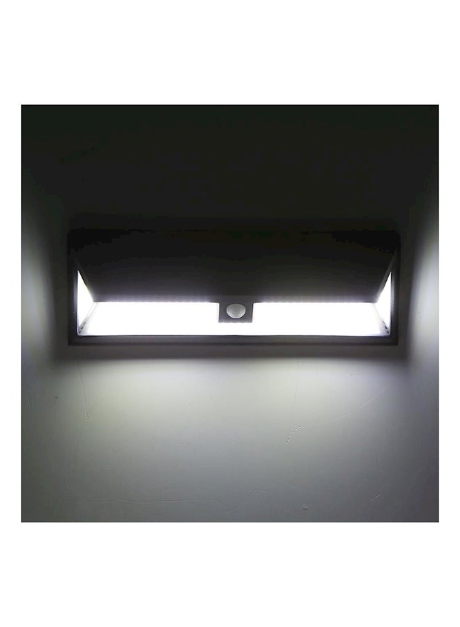 Solar Lights Waterproof Cob Pir Motion Sensor Wall Lamp Black 300 * 105 * 48mm / 11.81 * 4.13 * 1.89inch