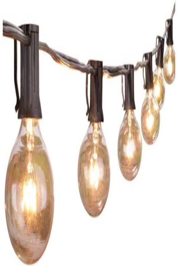 Globe String With G40 Bulbs Gold