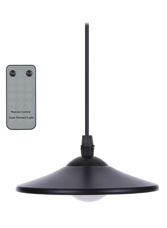 Hanging Solar Powered Light Black