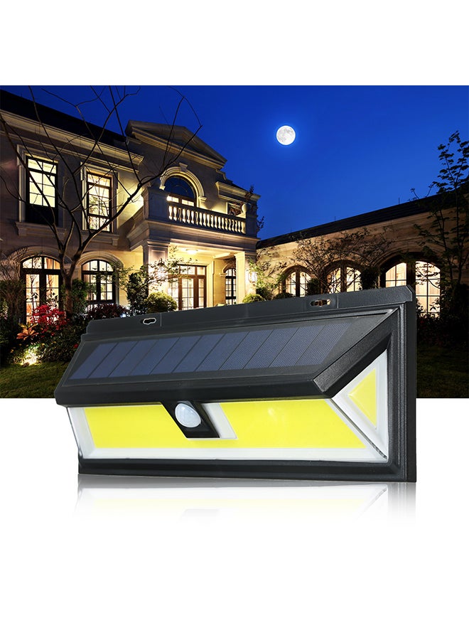 Solar Lights Sensor Wall Lamp Black 30.5 X 11.5 X 5.5cm