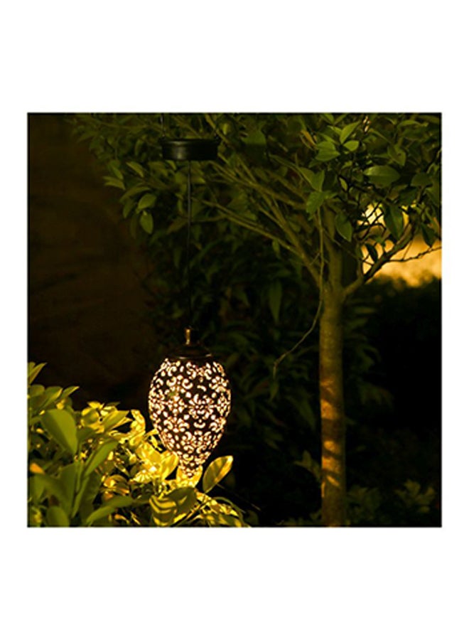 LED Outdoor Hanging Lantern Yellow