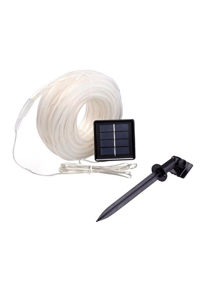100-LED Solar Outdoor String Light Yellow 17x16x4cm