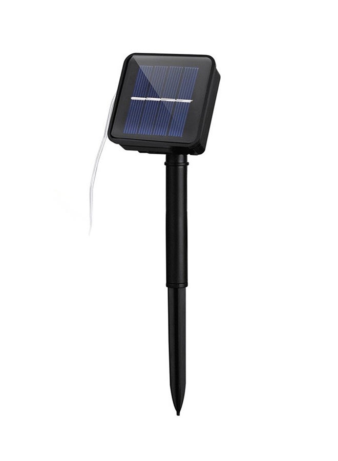 100-LED Solar Outdoor String Light Yellow 17x16x4cm