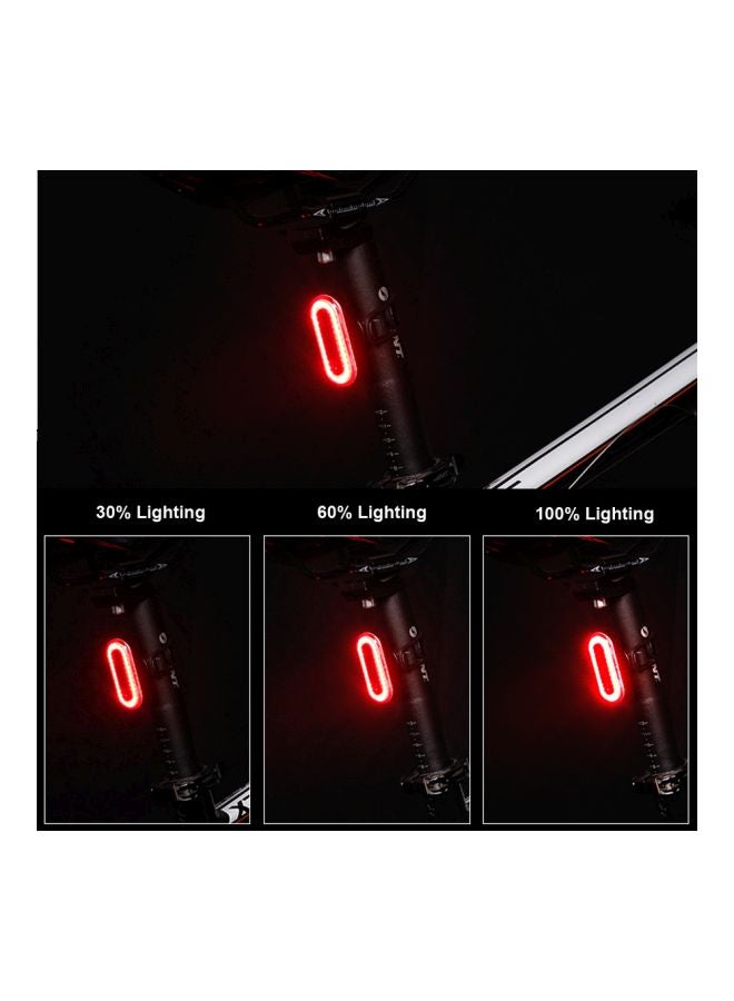 LED Bicycle Rear Tail Light Orange 3.2centimeter