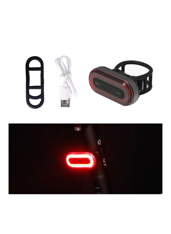 LED Bicycle Rear Tail Light Orange 3.2centimeter