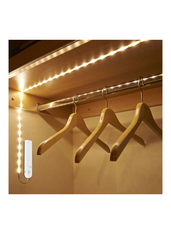 Motion Sensor LED Strip Light White 200x1.5cm