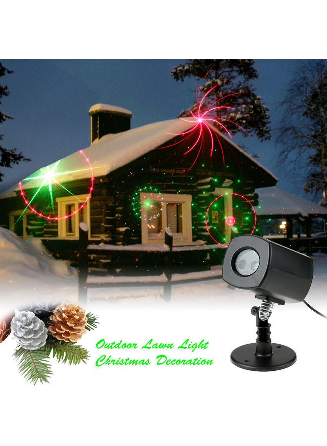 LED Projector Lawn Light Multicolour 21.00x13.50x0.741cm