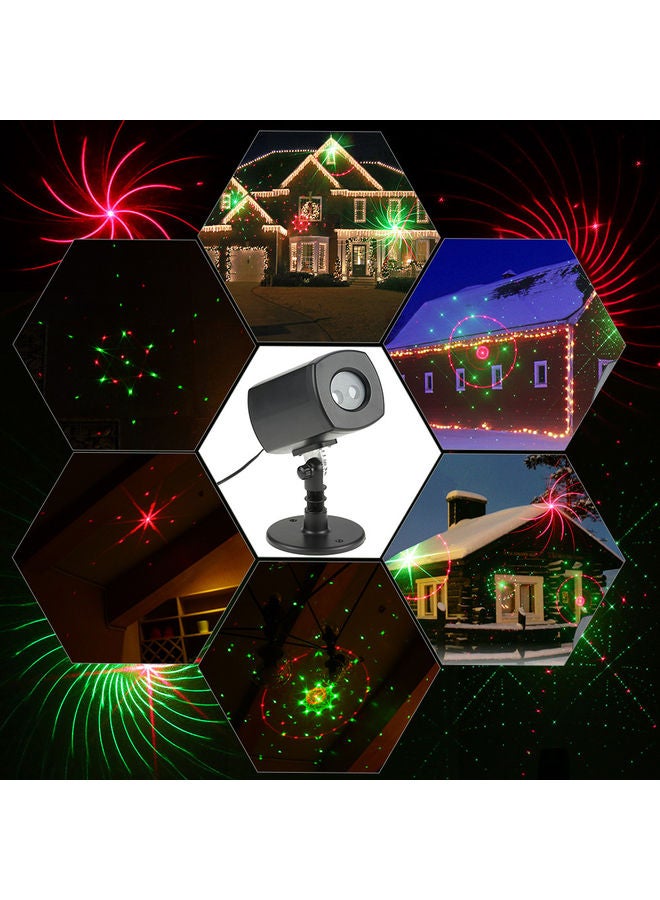 LED Projector Lawn Light Multicolour 21.00x13.50x0.741cm