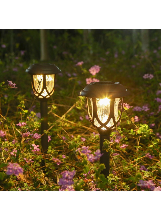 10-Piece Solar Power Lawn Light Multicolour