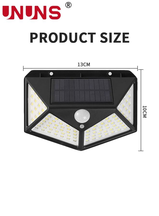 Solar Lights Outdoor,2 Pcs LED Home Lighting Uplights,3 Modes Motion Sensor Security Garden Lights,IP65 Waterproof Porch Lights,Wireless Solar Wall Lights For Front Door/Yard/Garage/Patio/Deck