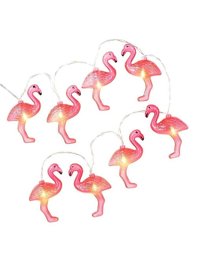 Flamingo String Lights Pink 150centimeter