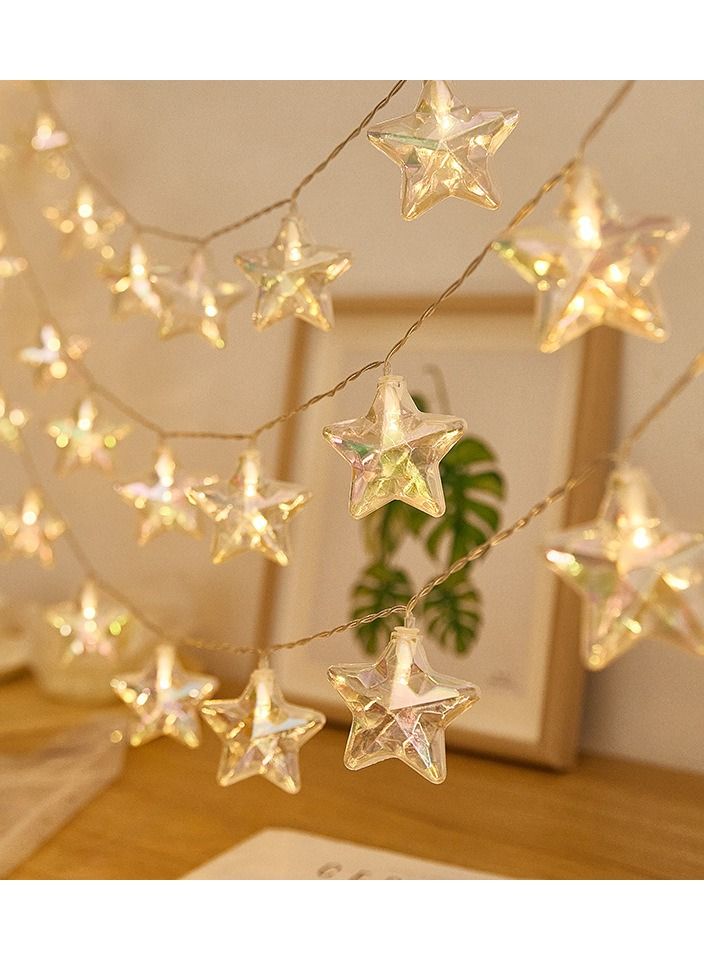Shell star lights Flashing String full of stars children's room decoration ambience tent.