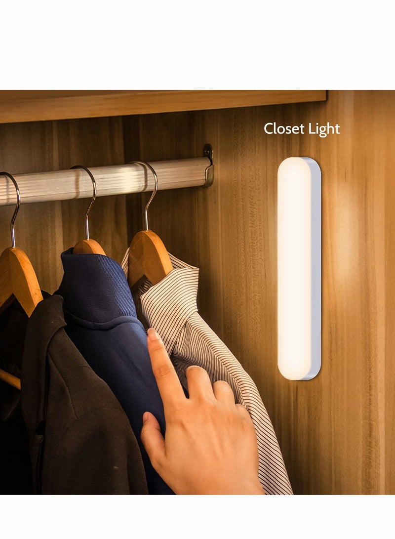 Under Cabinet Lights, LED Closet Light, Counter Lighting, Wireless USB Rechargeable Kitchen Night Battery Powered Operated Light for Stairs Hallway Sink