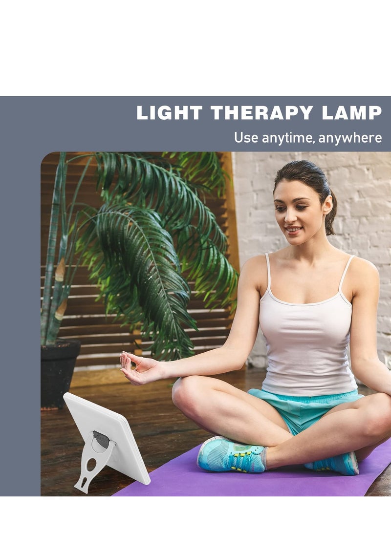 Light Therapy Lamp, UV-Free 10000 Lux Light, Touch Control with 5 Brightness Levels