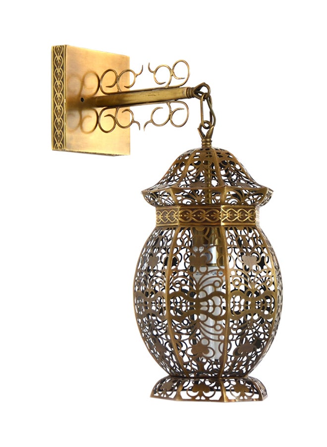 Indoor Arabic Wall Light Gold 20x60cm