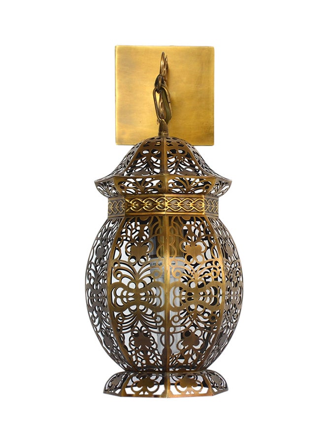 Indoor Arabic Wall Light Gold 20x60cm