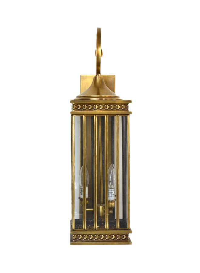 Indoor Arabic Wall Light Gold 20x60cm