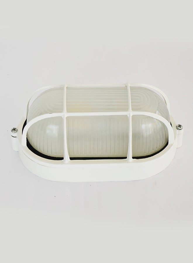 Indoor And Outdoor Bulkhead Light White 21x10centimeter