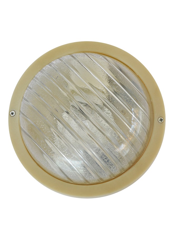 Indoor And Outdoor Bulkhead Light White 20x11cm