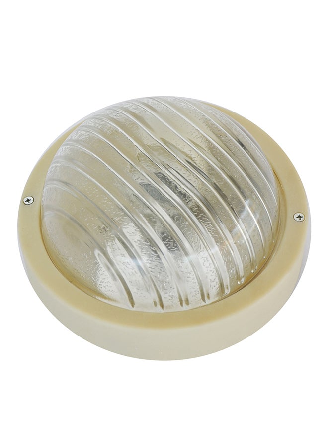 Indoor And Outdoor Bulkhead Light White 20x11cm