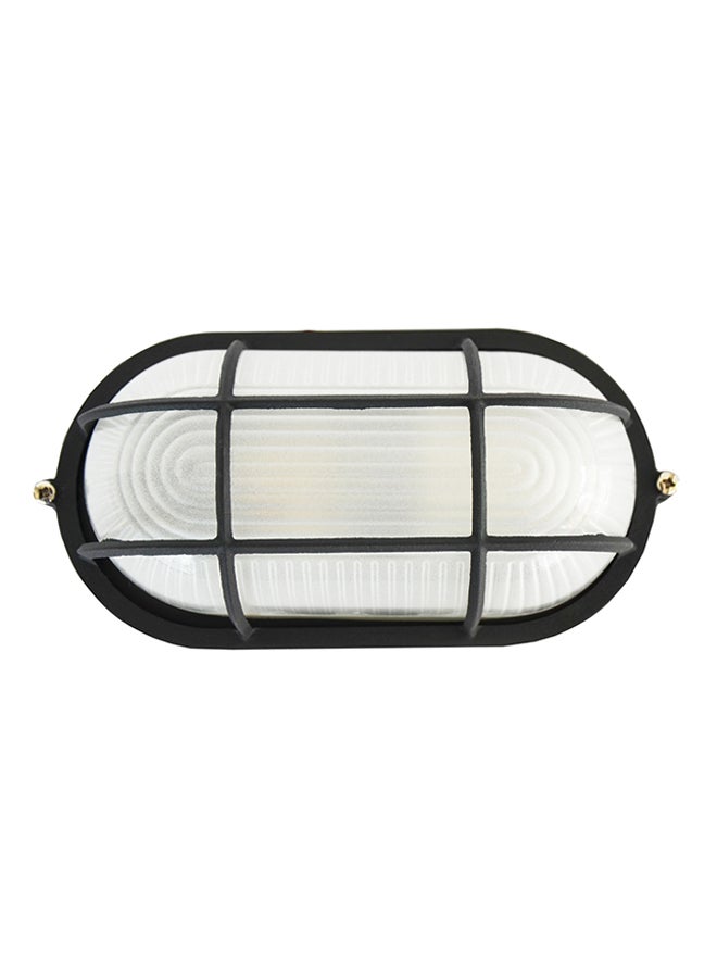 Indoor And Outdoor Bulkhead Light Black 20x10centimeter