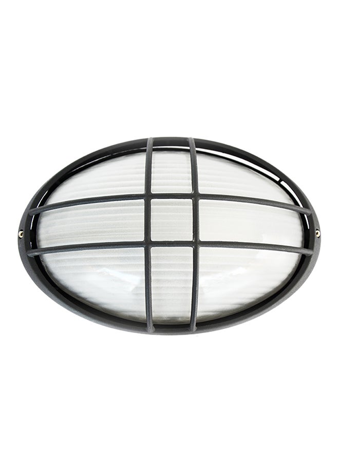 Indoor And Outdoor Bulkhead Light Black 32x11cm