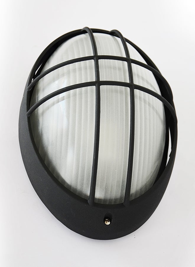 Indoor And Outdoor Bulkhead Light Black 32x11cm