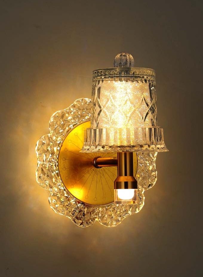 Modern Creative Gold Wall Hanging Lamp For Living Room Bedroom Balcony 3 Colour