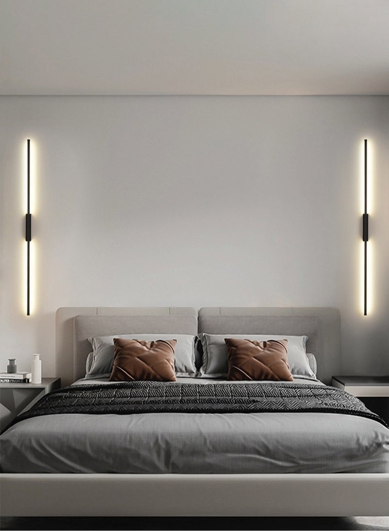 （Tricolour light-60CM）Modern wall lights Home appliances Nordic style long lumen home decoration Bedroom dining room TV wall lighting fixtures，wall lamp