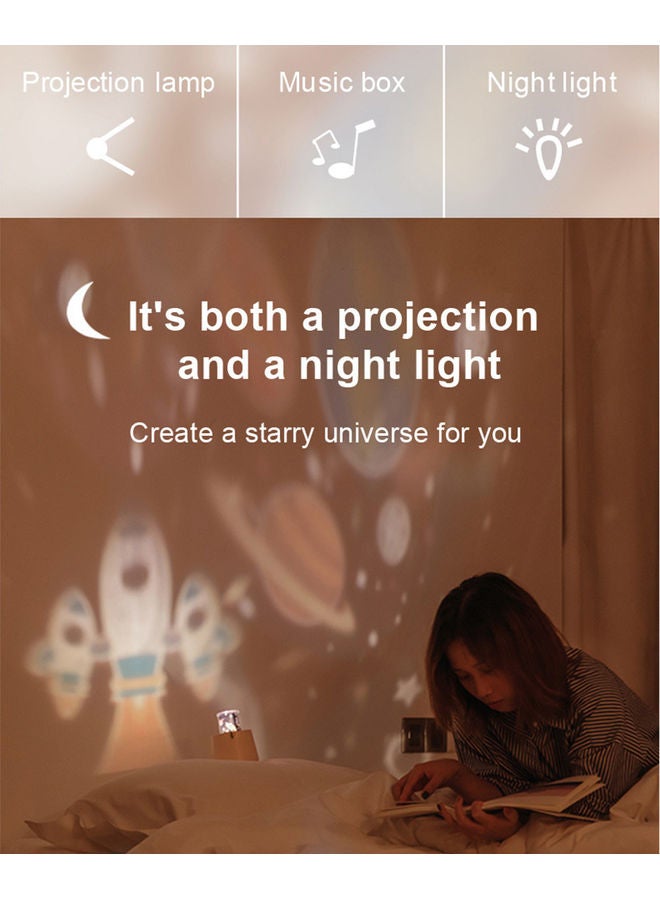 Projector Night Light White